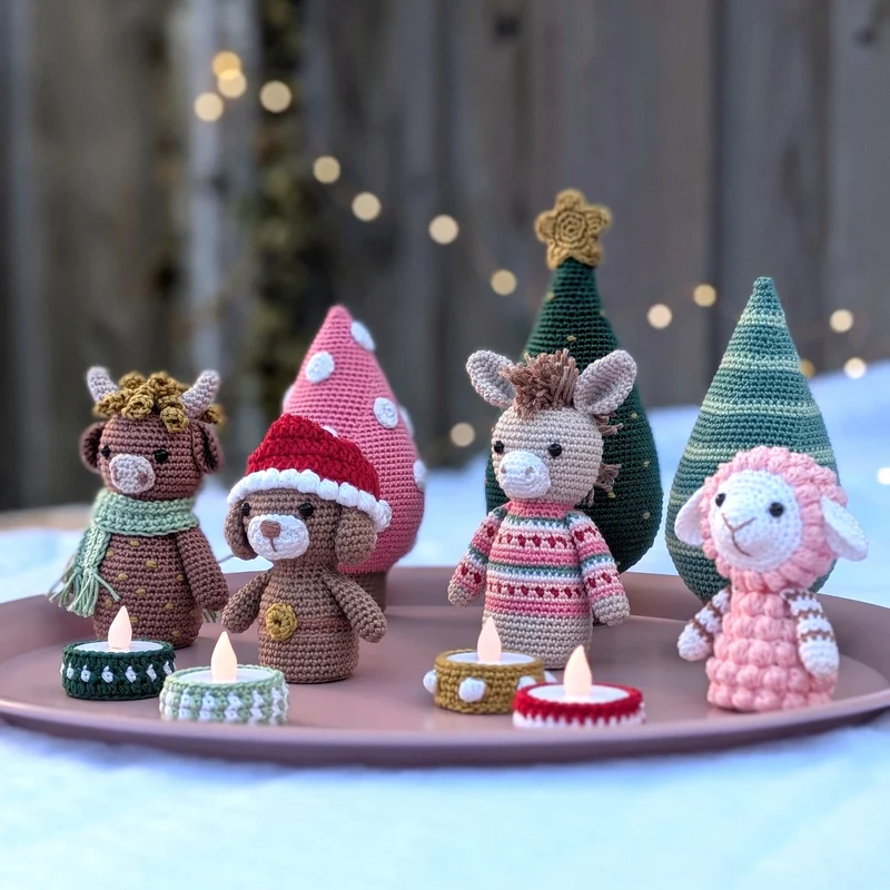 Wollplatz x Mrs. Milly Weihnachts-CAL 2026 Amigurumi-Häkelpaket