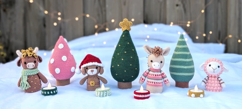 Wollplatz x Mrs. Milly Weihnachts-CAL 2026 Amigurumi-Häkelpaket