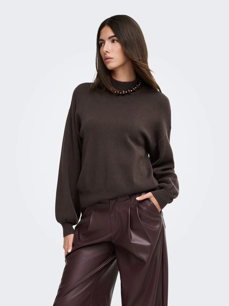 ONLENYA LS JQ O-NECK KNT