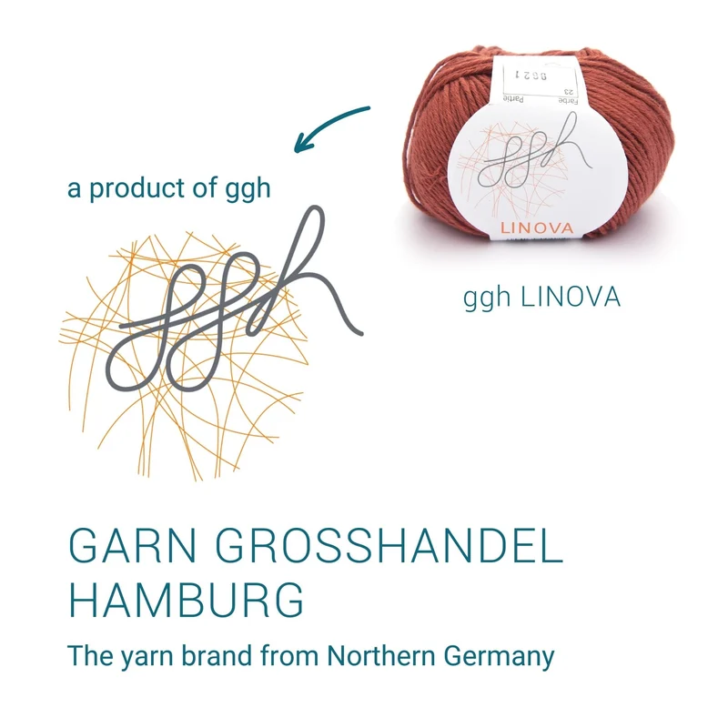 ggh Linova | 100% Baumwolle | 100m/50g | 023 - Gebranntes Ocker