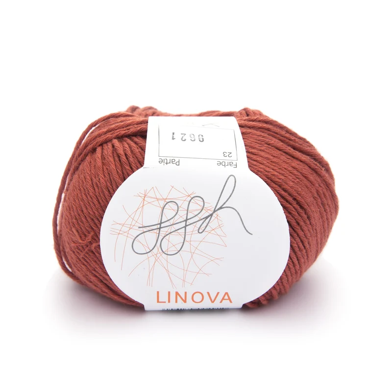 ggh Linova | 100% Baumwolle | 100m/50g | 023 - Gebranntes Ocker