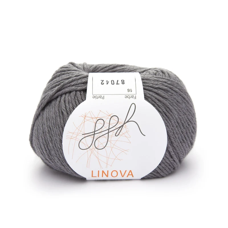 ggh Linova | 100% Baumwolle | 100m/50g | 016 - Schiefergrau