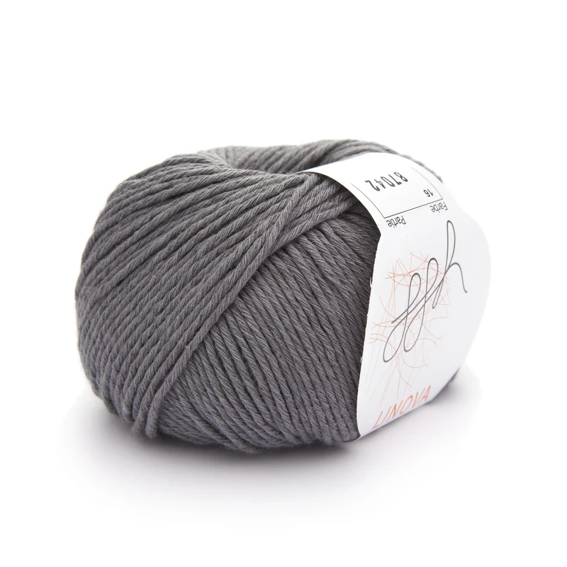 ggh Linova | 100% Baumwolle | 100m/50g | 016 - Schiefergrau
