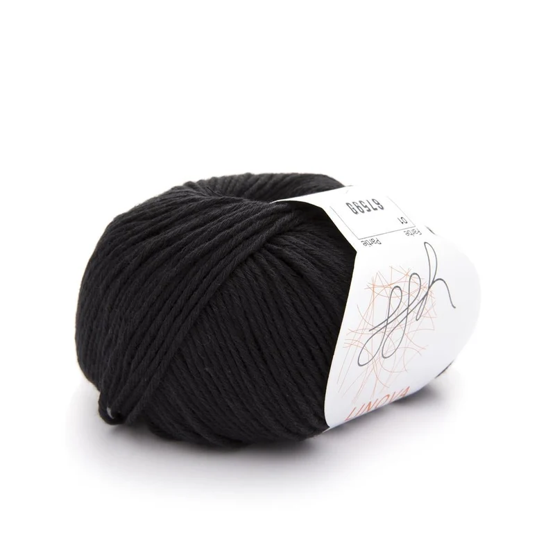 ggh Linova | 100% Baumwolle | 100m/50g | 001 - Schwarz