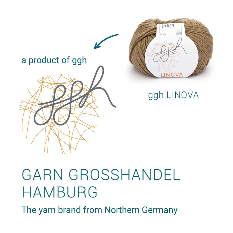 ggh Linova | 100% Baumwolle | 100m/50g | 003 - Haselnuss