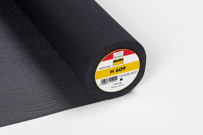 Bügeleinlage Vlieseline ® H609 schwarz