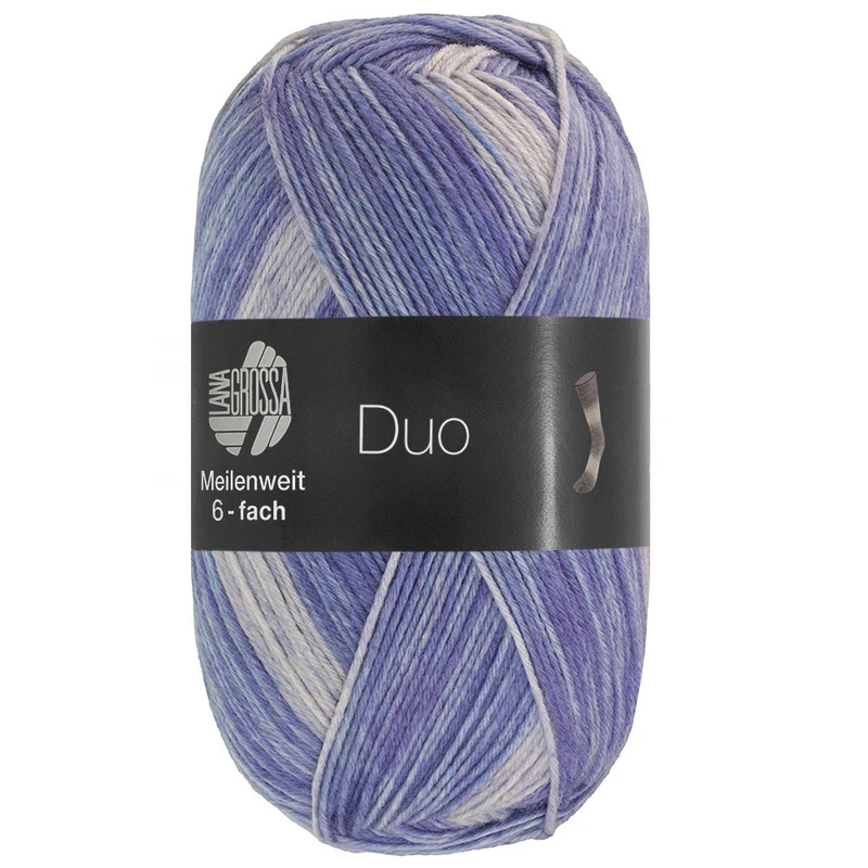Lana Grossa Meilenweit 6-fach 150 Duo 9724 Blau/Hellblau