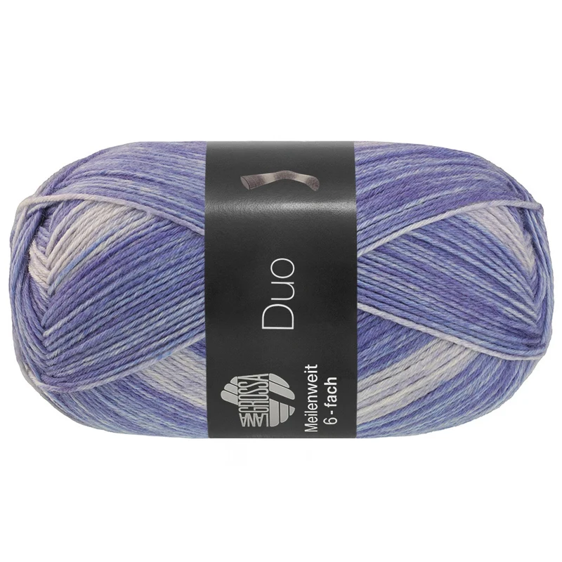 Lana Grossa Meilenweit 6-fach 150 Duo 9724 Blau/Hellblau