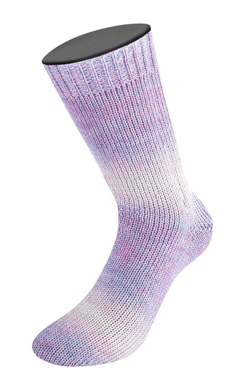 Lana Grossa Meilenweit 6-fach 150 Duo 9723 Flieder/Rosé