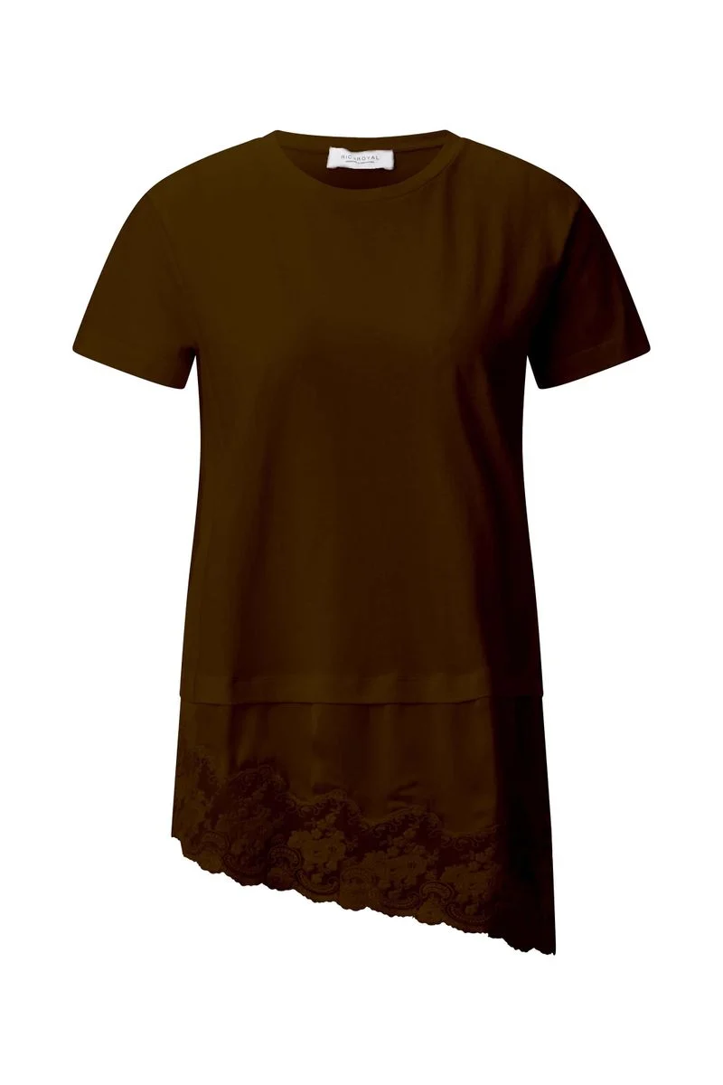 T-Shirt with Lace Detail