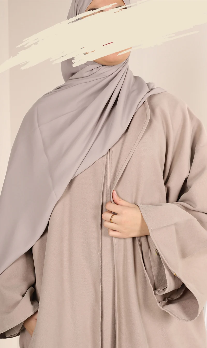 Offener Kimono ZAHRAA – Smokey Sand