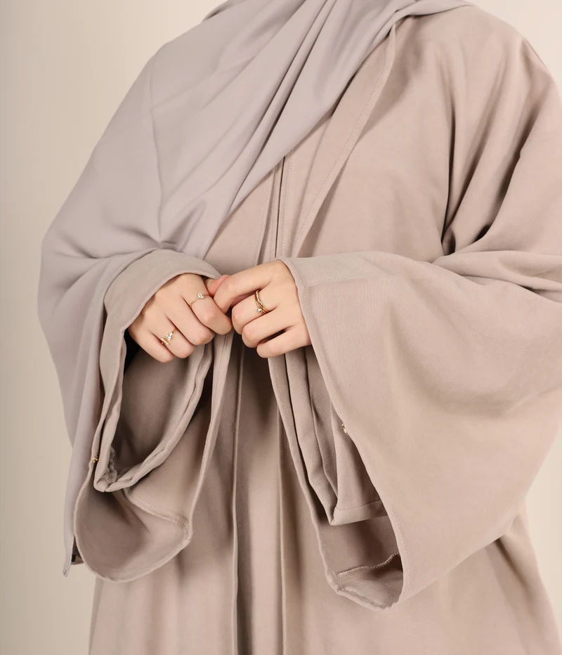 Offener Kimono ZAHRAA – Smokey Sand