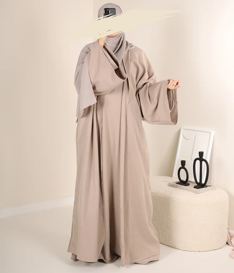 Offener Kimono ZAHRAA – Smokey Sand