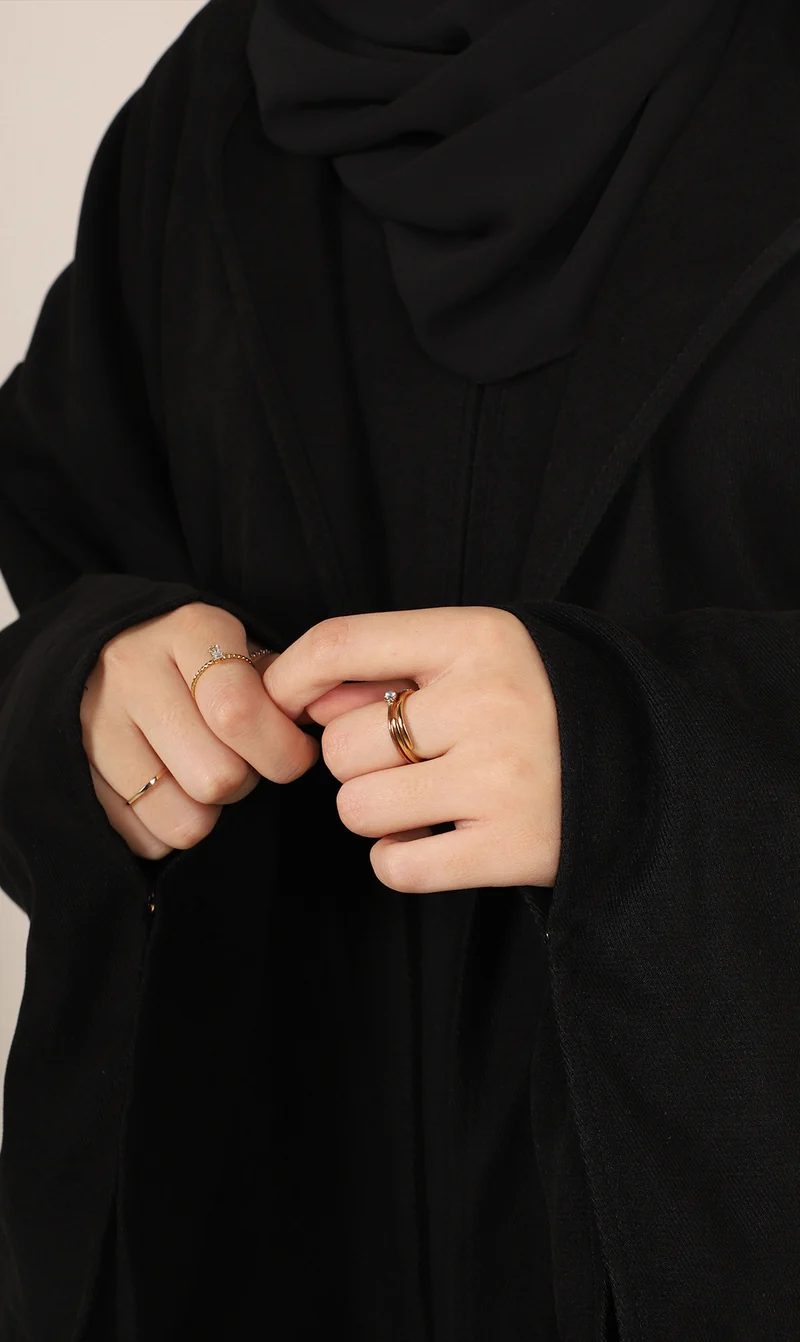 Offener Kimono ZAHRAA - Schwarz