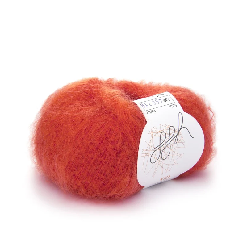 ggh Kid | Mohairwolle | 250m/25g | 136 - Kapuzinerorange