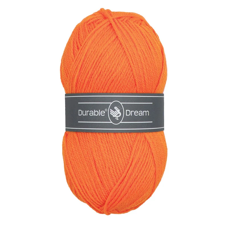 Durable Dream 1693 Neon Orange Strick- und Häkelgarn
