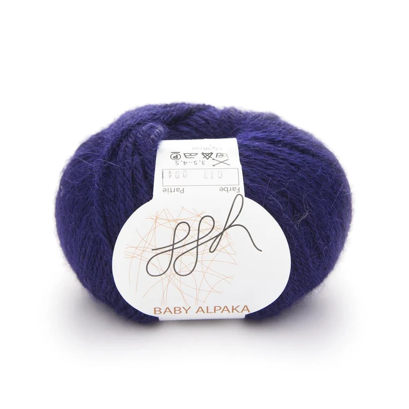 ggh Baby Alpaka Farbe | 100% Baby Alpaka Wolle | 100m/50g | 018 - Marine