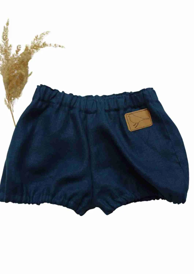 Leinenbloomers für Babys und Kleinkinder "Ginkgo"