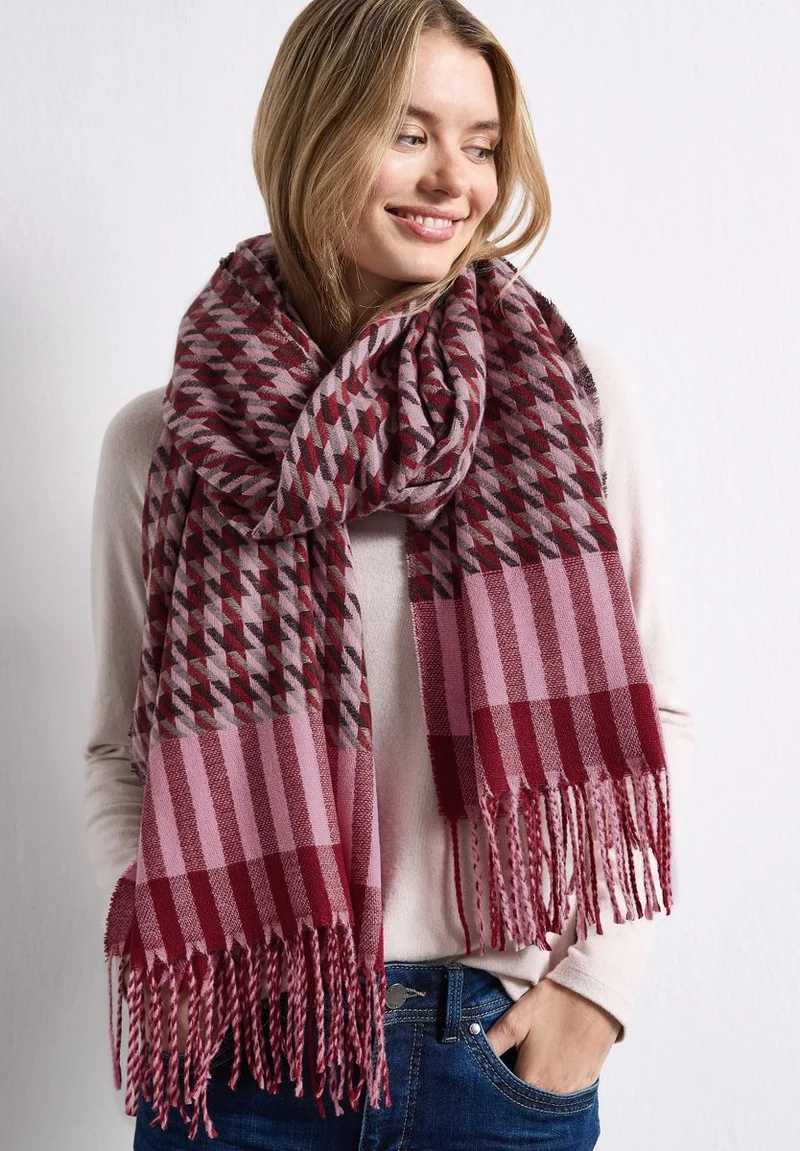 Tuch mit Houndstooth Muster