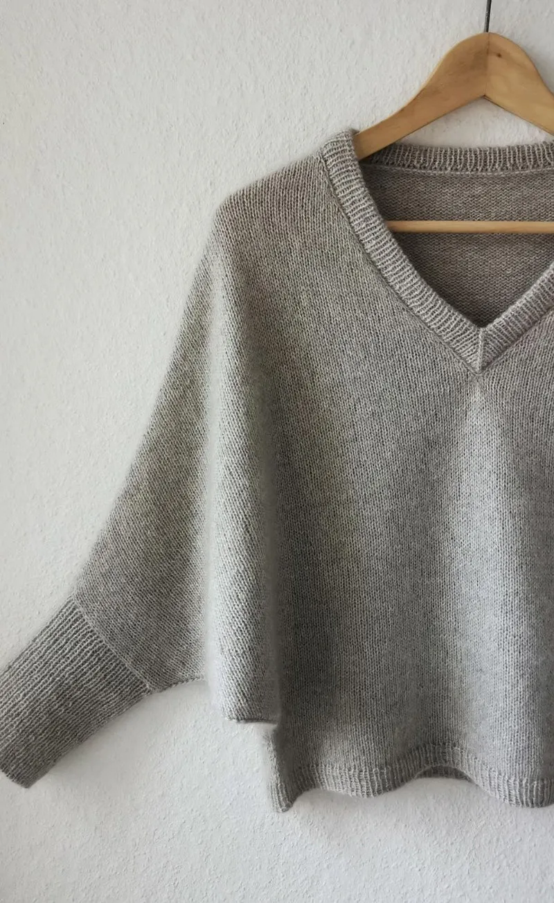 Robin Sweater V-Neck - CASHMERE CLASSIC - Strickpaket
