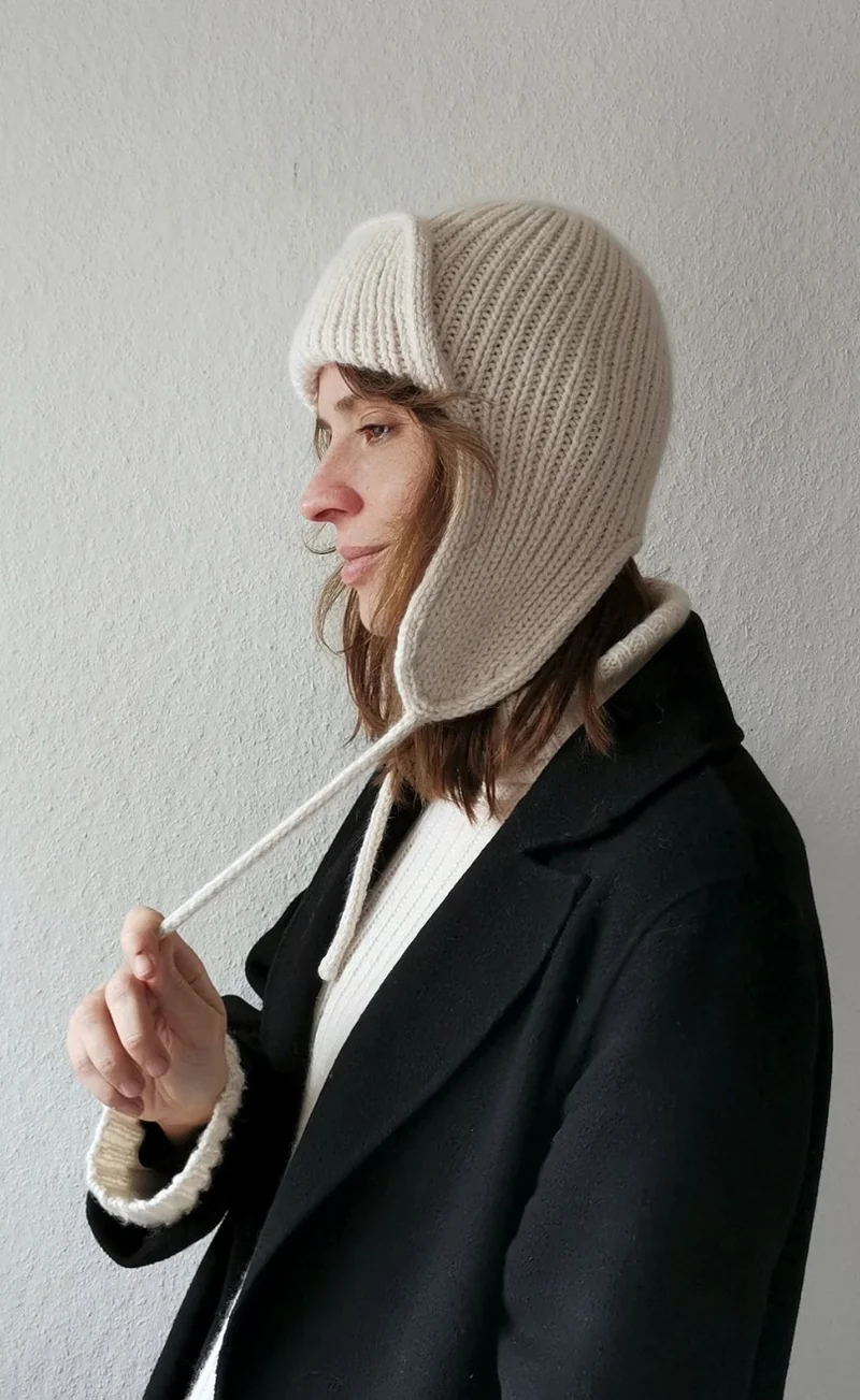Carlo Mütze - BIG VINTAGE WOOL GOTS - Strickpaket