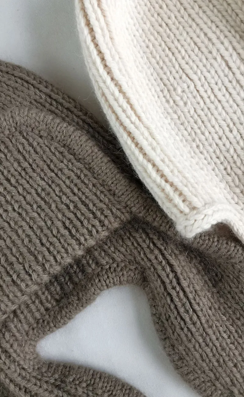 Carlo Mütze - BIG VINTAGE WOOL GOTS - Strickpaket