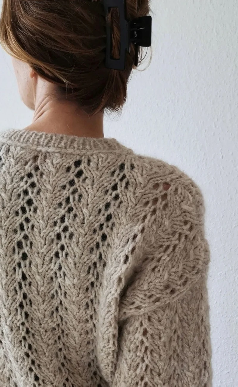 Estelle Sweater - OONIQUE CHUNKY & SILKY KID RMS - Strickpaket
