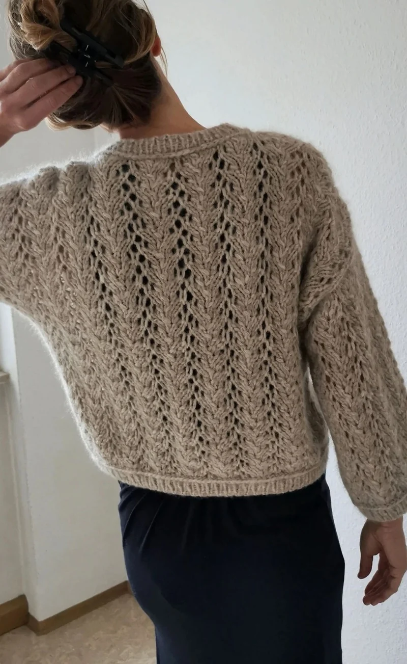 Estelle Sweater - OONIQUE CHUNKY & SILKY KID RMS - Strickpaket