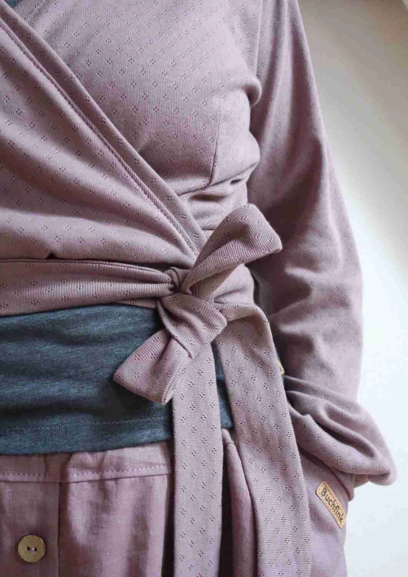Wickelbluse "Melisse" mit weiten Ärmeln