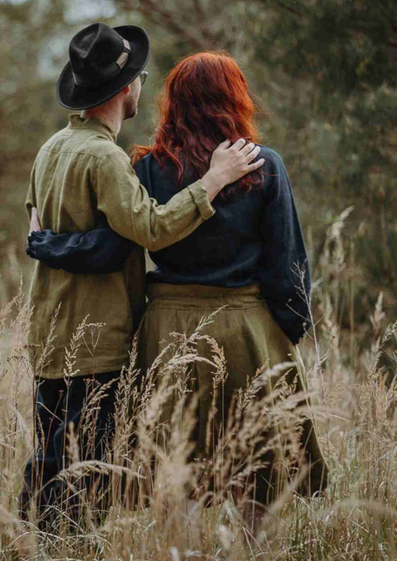 Leinenbluse "Kamille" für Damen