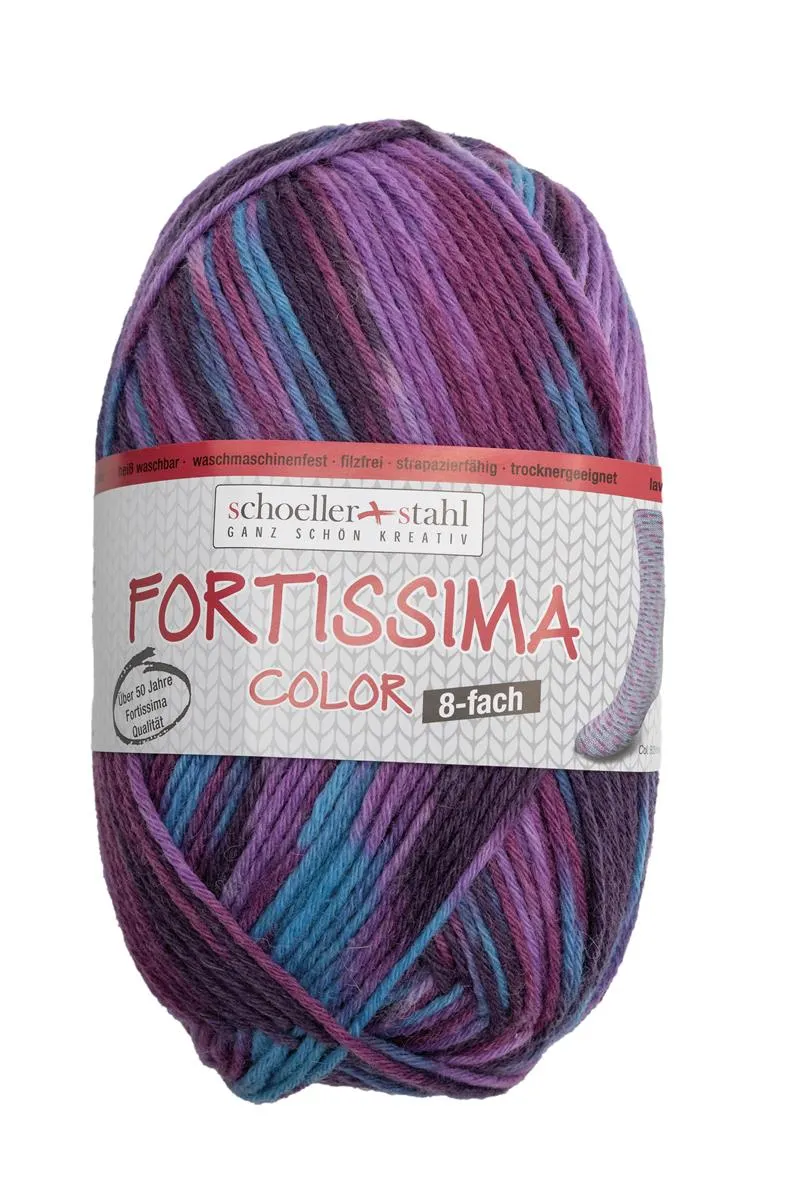 Fortissima 8-fach bunte Sockenwolle 150g | Farbe 803 - FORELLE