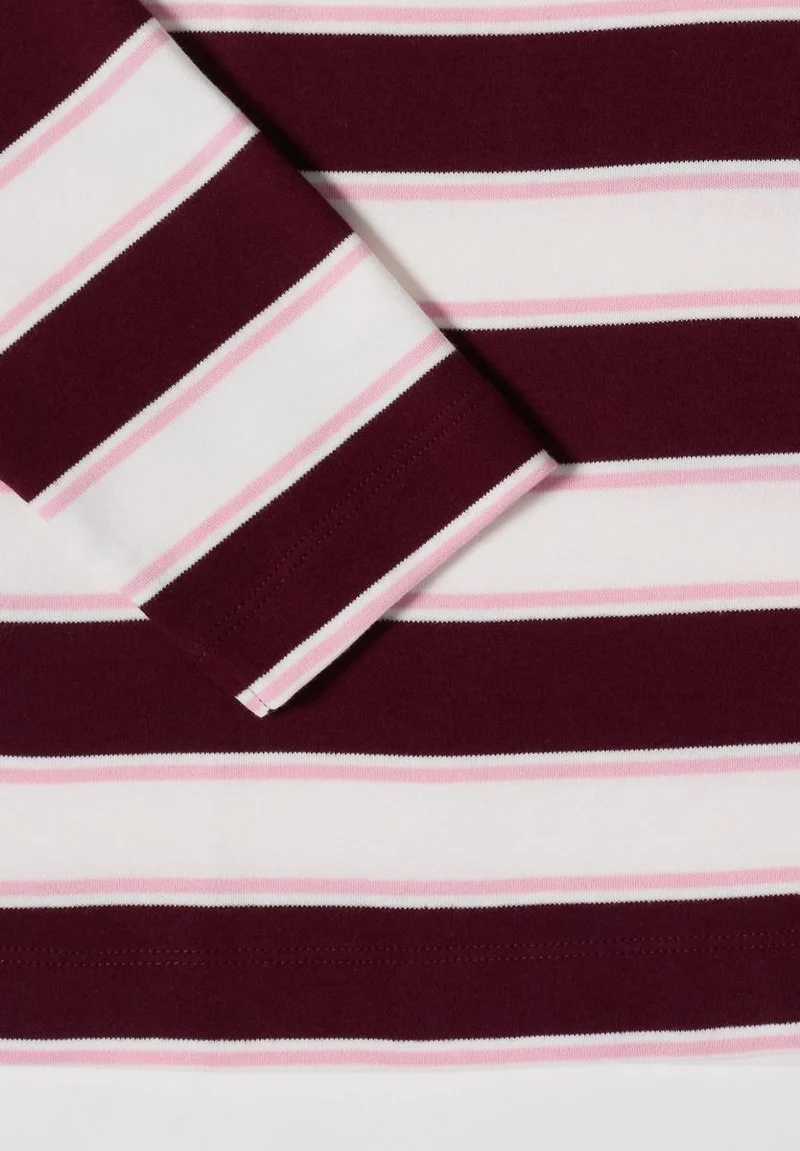Langarm Poloshirt mit Knöpfen