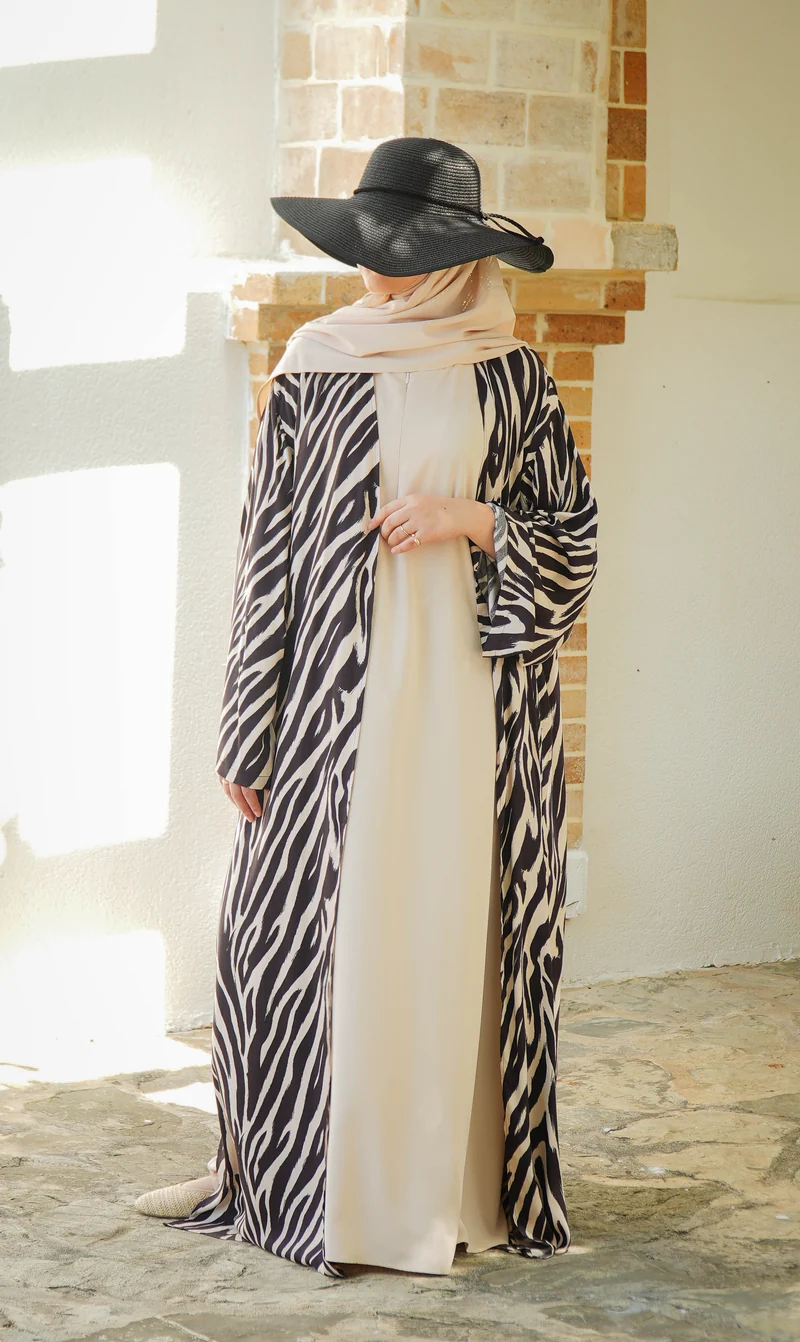 Zi Kimono Abaya Set