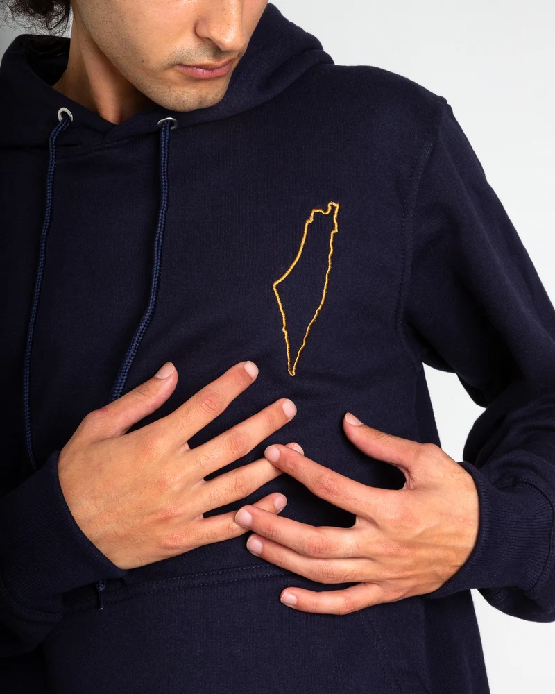 Pray for Palestine Kapuzenpullover HERREN - Marine