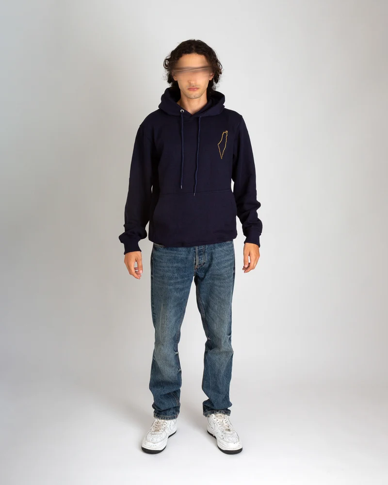 Pray for Palestine Kapuzenpullover HERREN - Marine