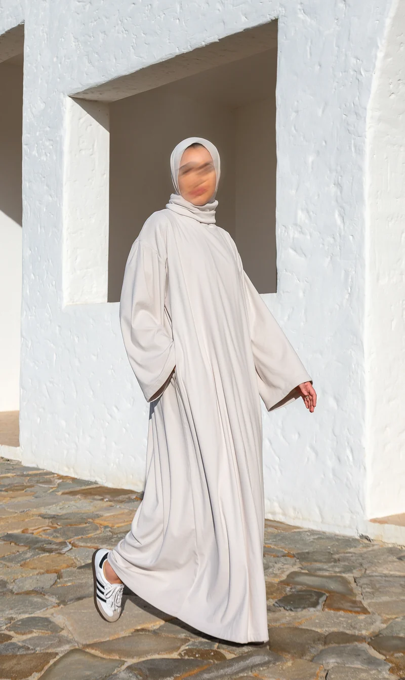 Coll-Pullover - Stein