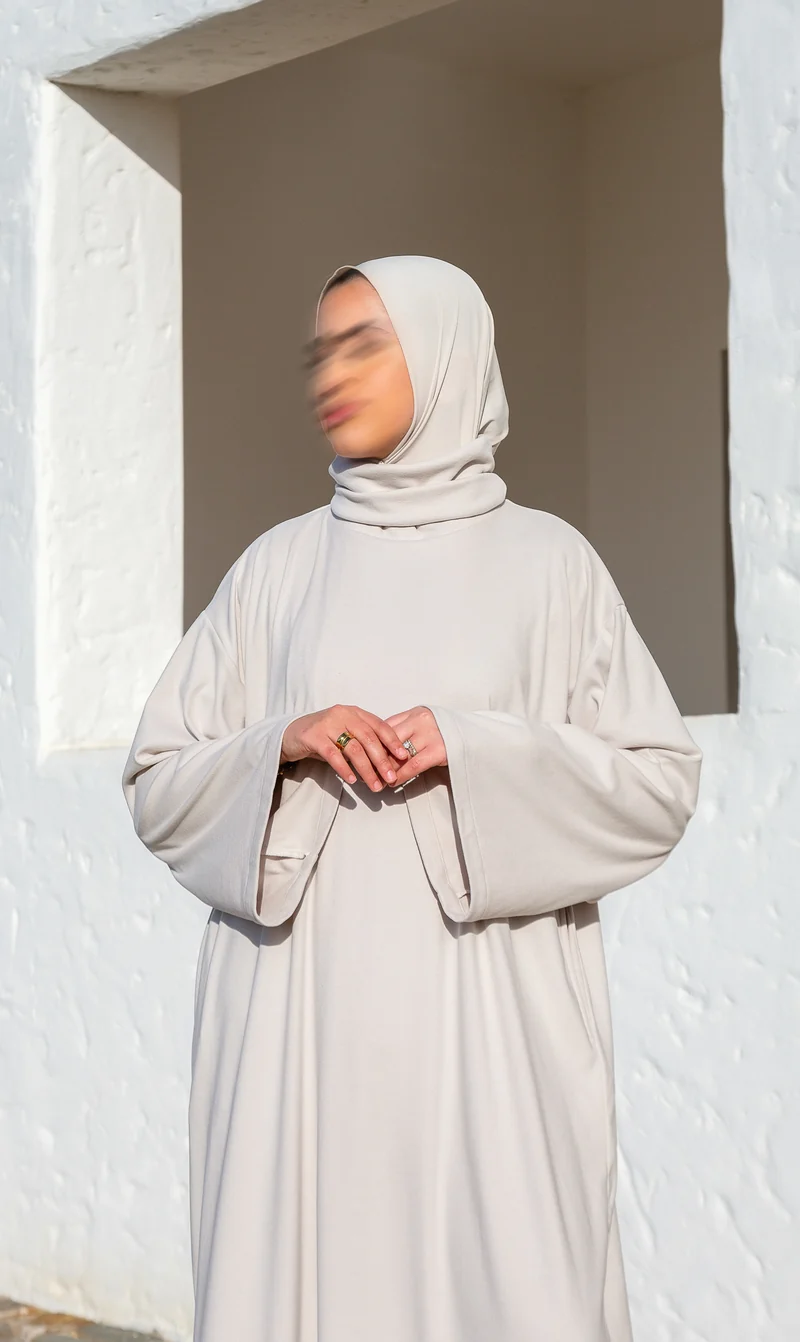 Coll-Pullover - Stein