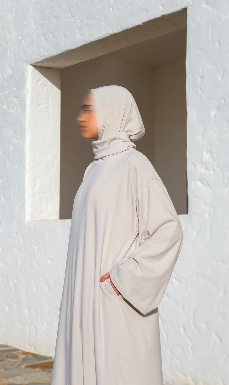 Coll-Pullover - Stein