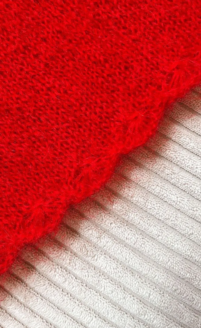 The Knitting Poet's Slipover - BALLERINA CHUNKY MOHAIR - Strickset