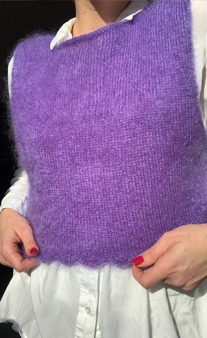 The Knitting Poet's Slipover - BALLERINA CHUNKY MOHAIR - Strickset