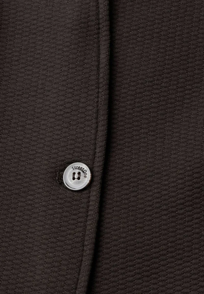 Blazer aus Jersey mit Struktur