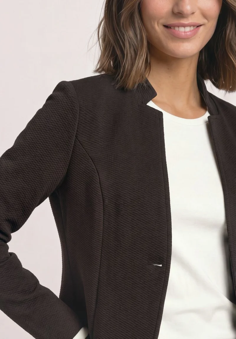 Blazer aus Jersey mit Struktur