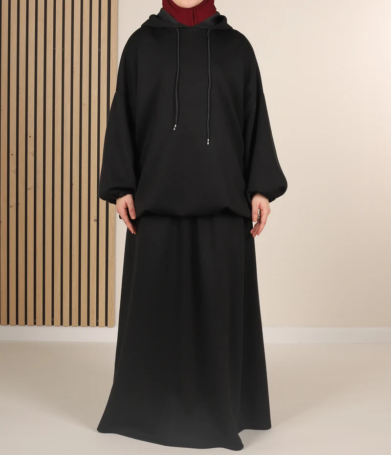 Twinset Kapuzenpullover Hind - Schwarz