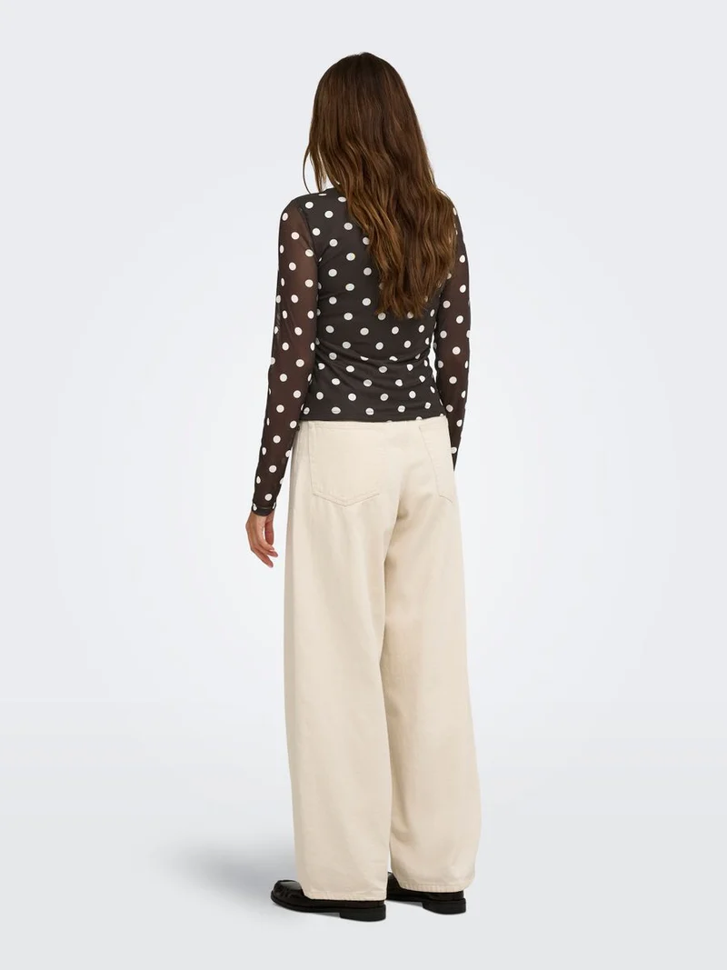 ONLNOVA L/S MESH TOP WVN