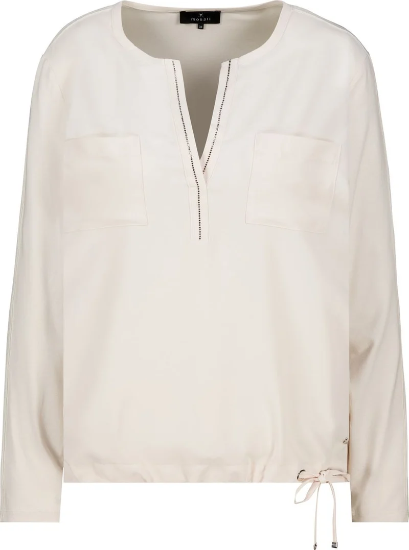 Blusenshirt mit Schmuckdetails