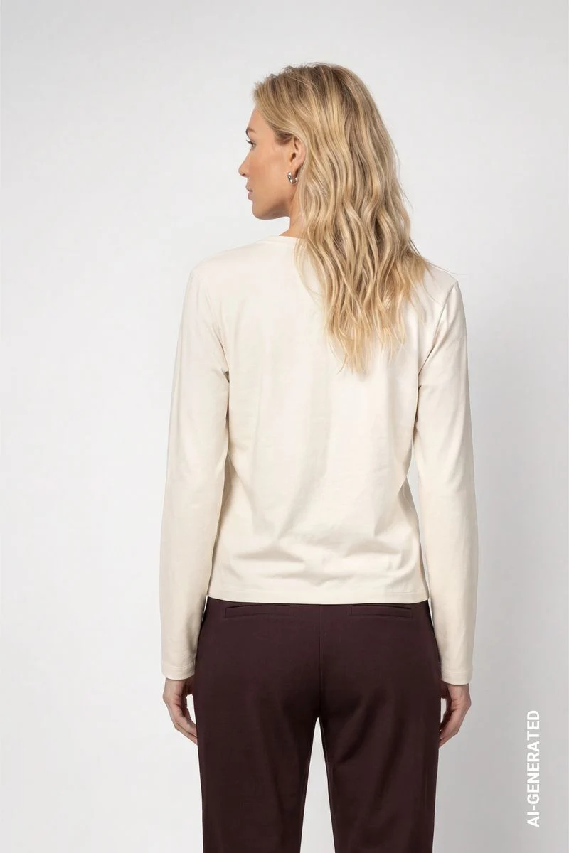 Langarmshirt mit Teddy-Print
