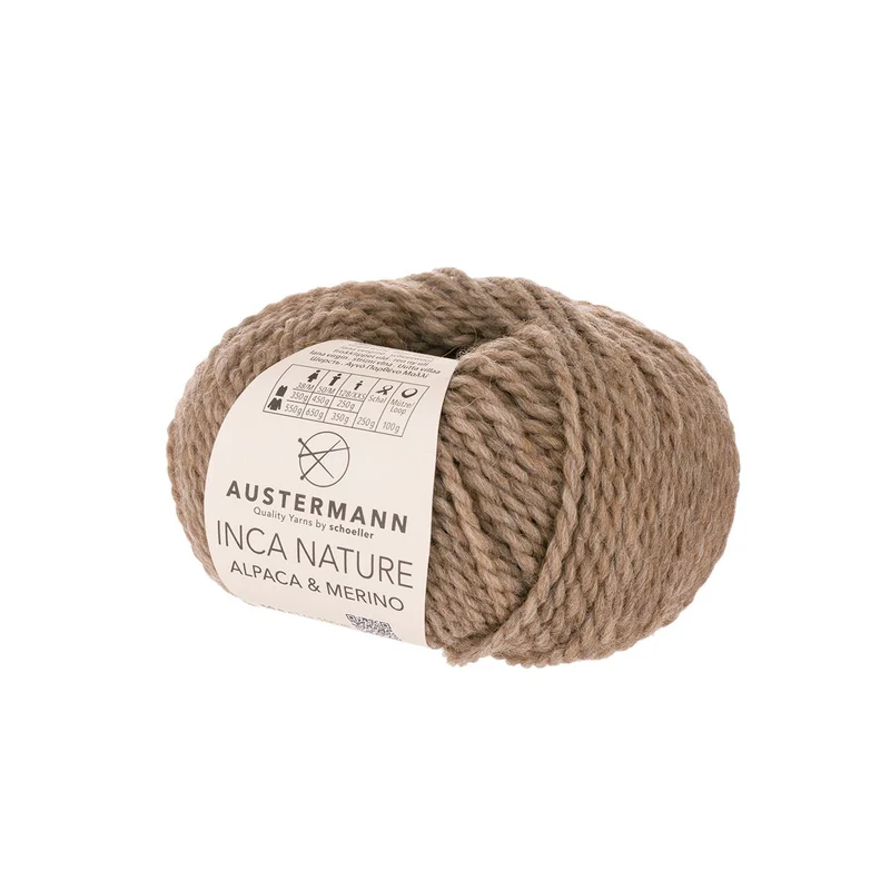 Inca Nature | Alpaka & Merino | 03 - Braun meliert