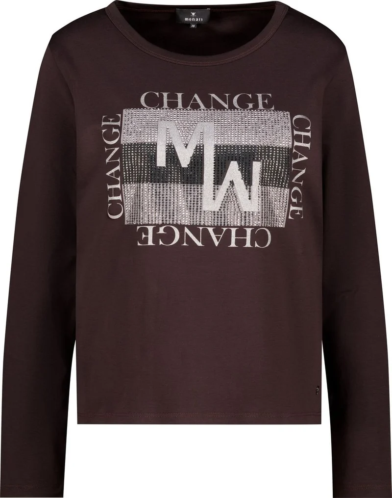 Langarmshirt mit Schmuckdetails