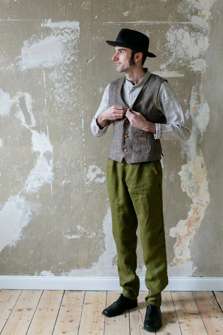 Leinenhose für Herren "Birke"