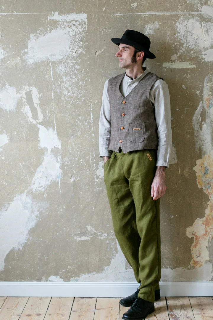 Leinenhose für Herren "Birke"